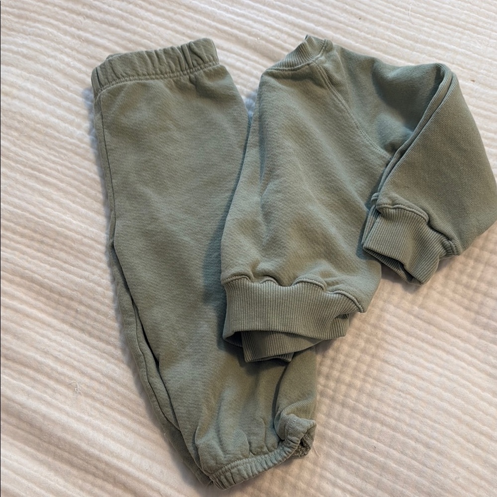 Green Joggers Comfortable Sweatpants